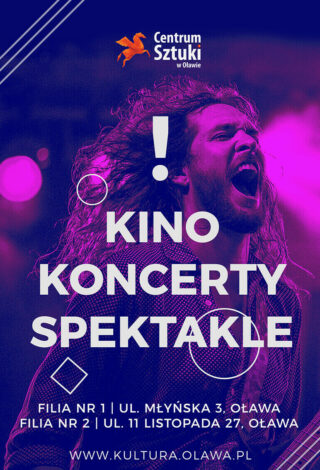 plakat kino koncerty spektakle