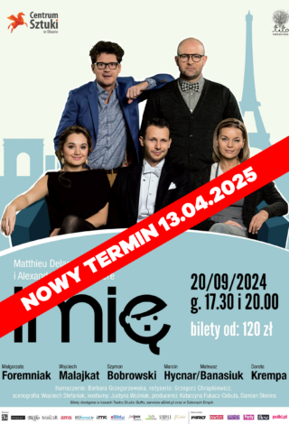 plakat spektaklu Imię - nowy termin
