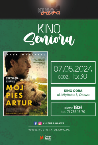 plakat kino seniora - mój pies artur