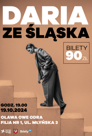 plakat koncertu - Daria za śląska
