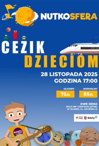 plakat koncertu - cezik dzieciom