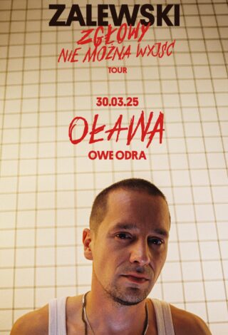 plakat koncertu - Krzysztof Zalewski